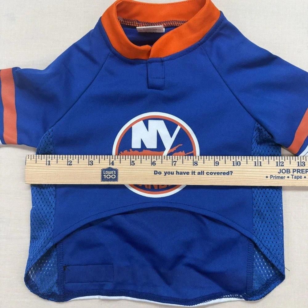 NEW Pets First New York Islanders NHL Dog Pet Mesh Jersey Blue Size Medium